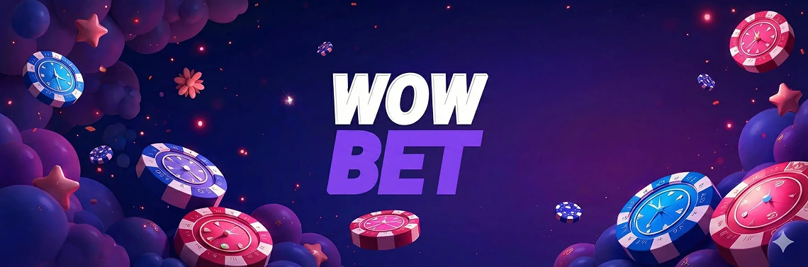 Painel com informações da plataforma WOWBet
