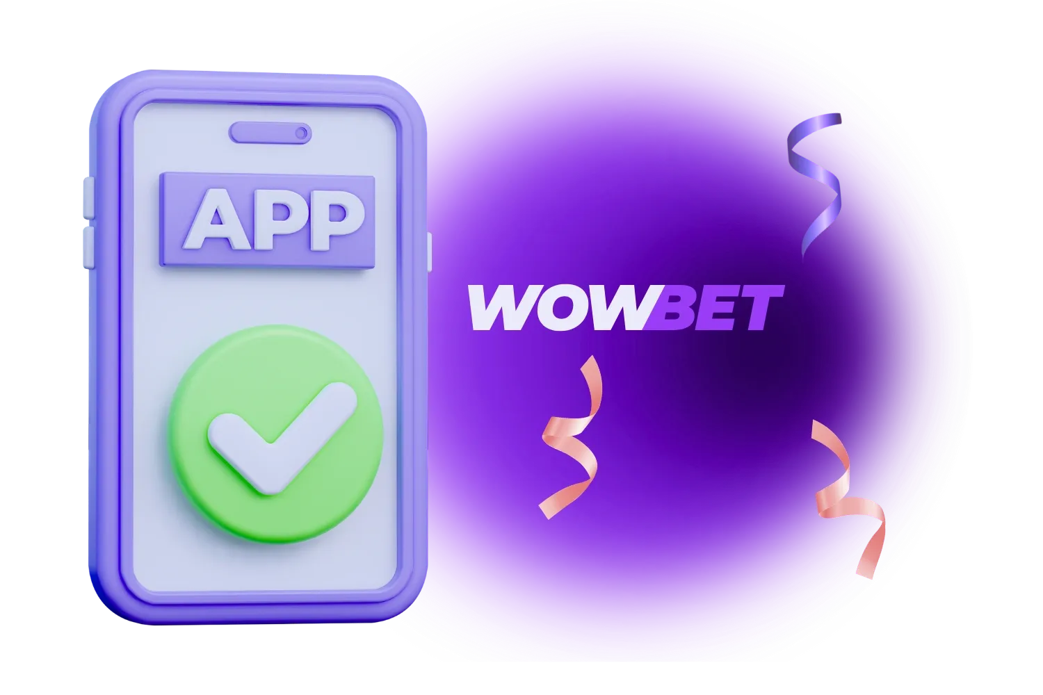 Aplicativo da WOWBet aberto em um celular